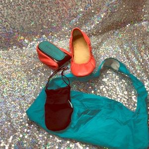 Tieks with bag and shoe case